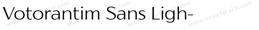 Votorantim Sans Ligh字体转换